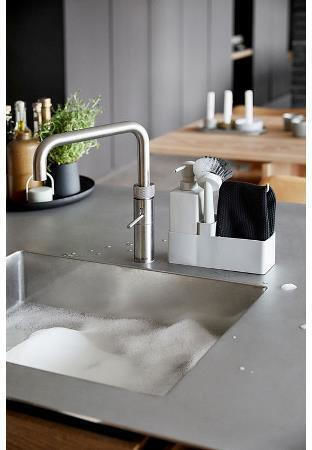 Zone Denmark Kitchen Sink Organizer from Plastic Warm Grey 22x6.7x19cm