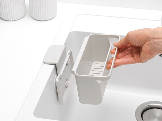 Brabantia Поставка за гъба от пластмаса сив 17.1x12.8x17.1см
