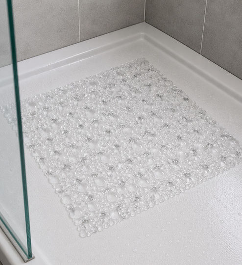 Sidirela Rutschfeste Badematte mit Saugnäpfen Transparent 50x50εκ. Sidirela Rutschfeste Badematte mit Saugnäpfen Transparent 50x50εκ.