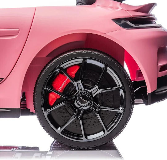 Porsche GT3 Двуместна с Дистанционно Управление Лицензиранa 12 Волта Розова за 2+ Години