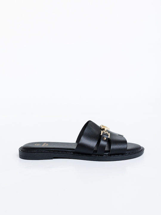 Women's Flat Sandals Black