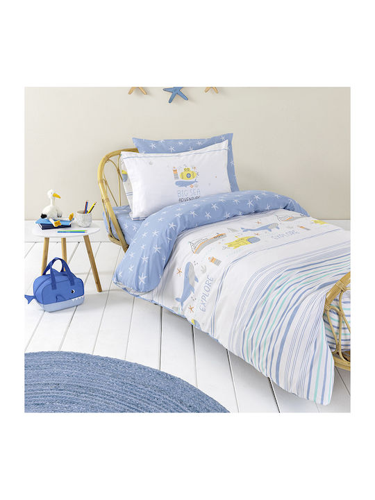 Nima Sea Kids Pillowcase Made of 100% Cotton Multicolour