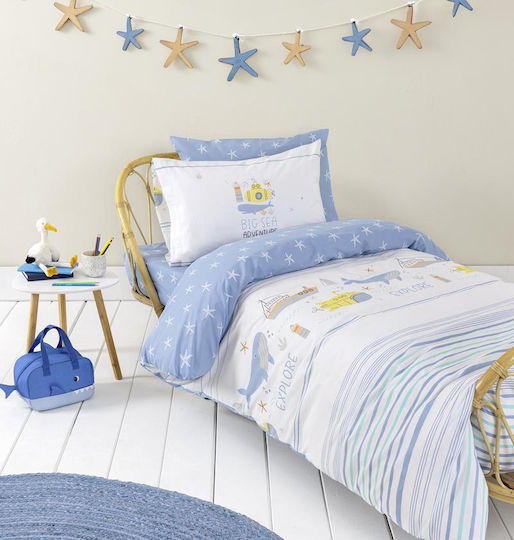 Nima Sea Fata De Pernă Pentru Copii Din 100% Bumbac Multicolor