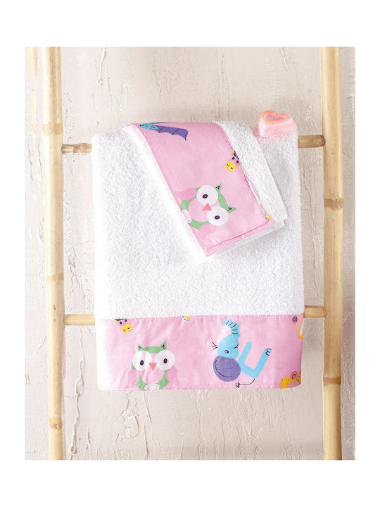 Rythmos Set Kids Pillowcases Made of 100% Cotton 50x70cm Blue