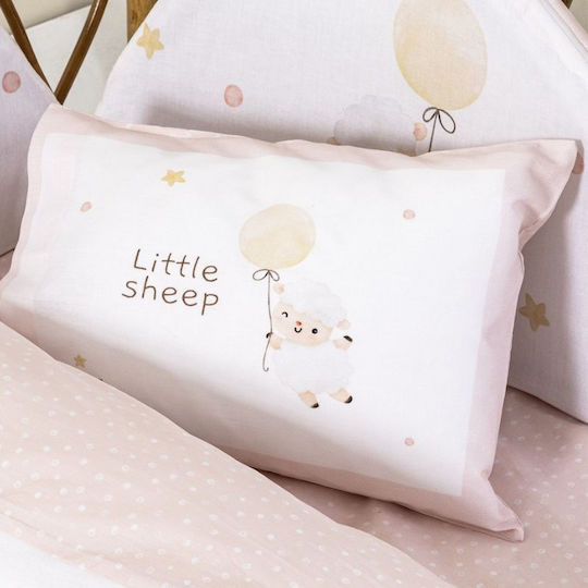 Nima Little Sheep Set Fete De Pernă Pentru Copii 30x40 Cm Roz