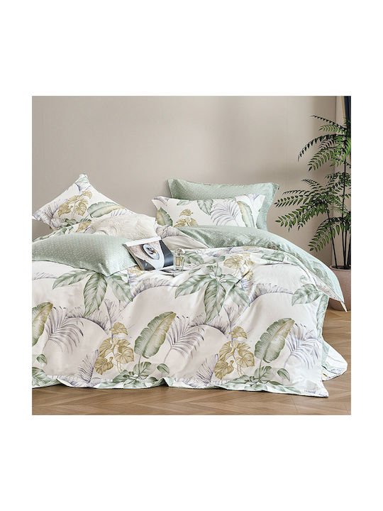Rythmos Set Kids Single Quilt With Pillowcase Green 160x240cm