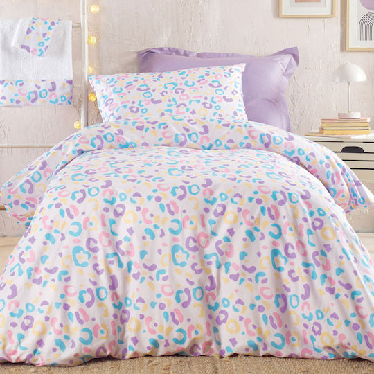 Rythmos Kids Single Quilt Set with Pillowcase Multicolour 160x240cm