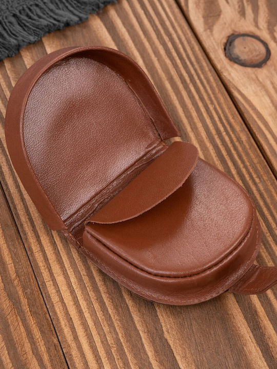 Leather Men's Travel Wallet Brown