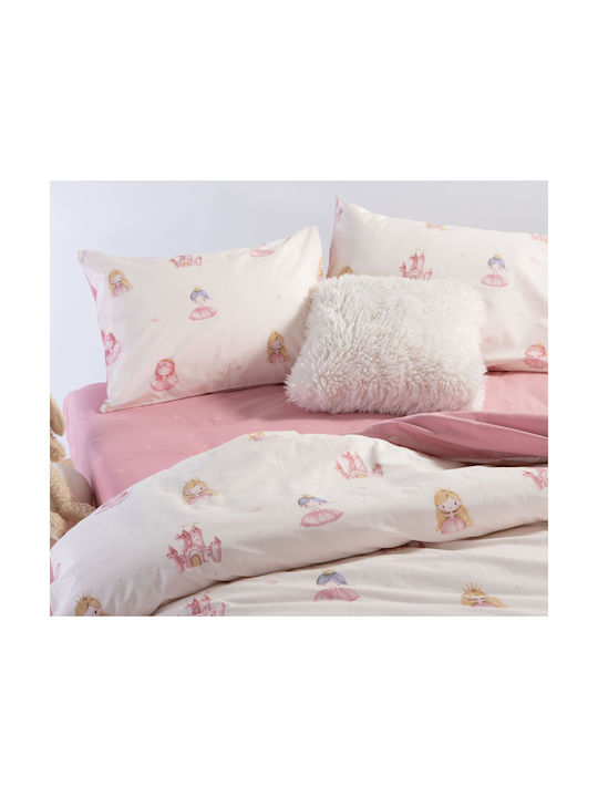 Nef-Nef Homeware Παιδική Παπλωματοθήκη Μονή Cream