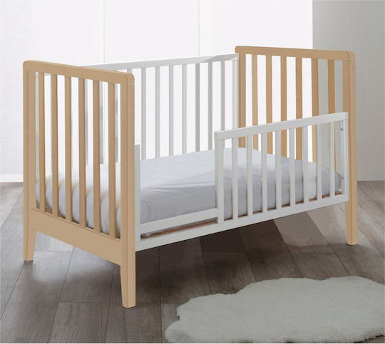 Pali Polymorphische Babybett Win Braun mit Matratze & Räder