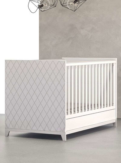 Casababy Πολυμορφική Κούνια Rombo Λευκή