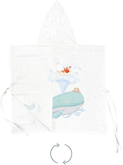 Stewehome Baby Poncho 100% Cotton Animal Pattern · Ste-025539-v53942