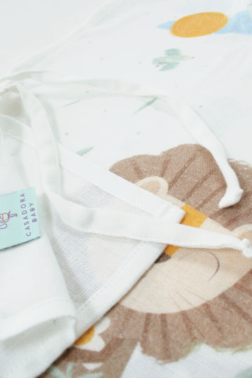 Stewehome Kinder Strandponcho 100% Baumwolle Tierisches Muster · Ste-025539-v53943