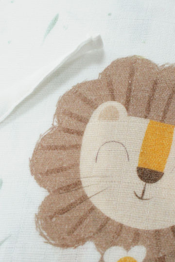 Stewehome Kinder Strandponcho 100% Baumwolle Tierisches Muster · Ste-025539-v53943