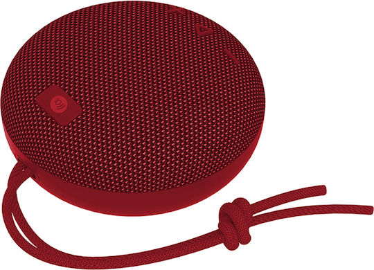 Tazata Palm 5 Αδιάβροχο Ηχείο Bluetooth με Διάρκεια Μπαταρίας έως 10 ώρες Κόκκινο