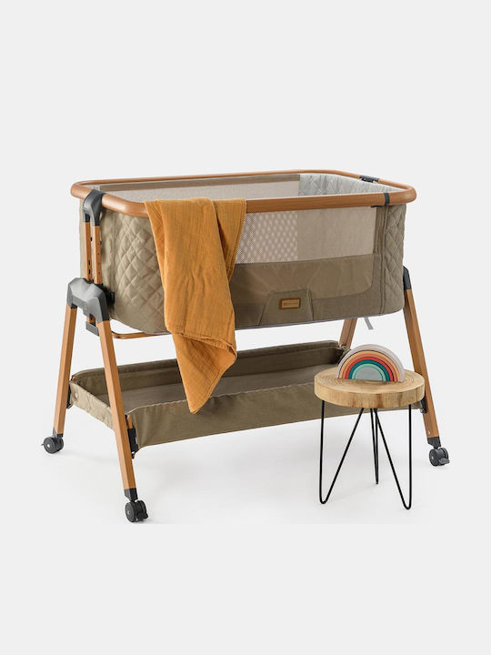ONINO Cradle Playpen with Mattress and Wheels Green
