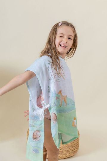 Stewehome Baby Poncho 100% Cotton Animal Pattern · Ste-025539-v53941