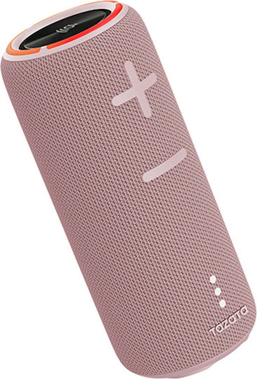 Tazata Fun 200 Αδιάβροχο Ηχείο Bluetooth με Διάρκεια Μπαταρίας έως 12 ώρες Ροζ