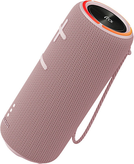 Tazata Fun 200 Αδιάβροχο Ηχείο Bluetooth με Διάρκεια Μπαταρίας έως 12 ώρες Ροζ
