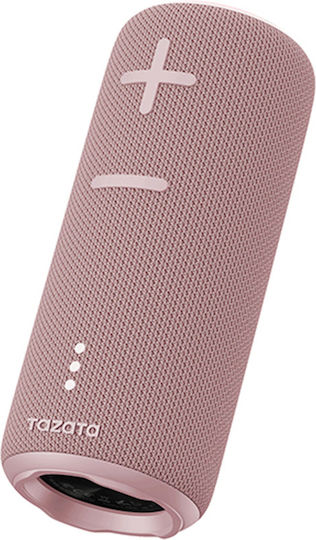 Tazata Fun 200 Αδιάβροχο Ηχείο Bluetooth με Διάρκεια Μπαταρίας έως 12 ώρες Ροζ