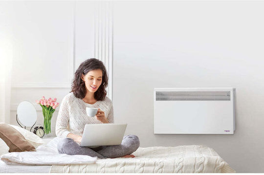 Tesy Cloud Cn 051 Convectoare Perete 500W cu Termostat Electronic Alb