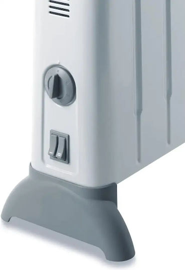 De'Longhi Θερμοπομπός Δαπέδου 2000W Λευκός