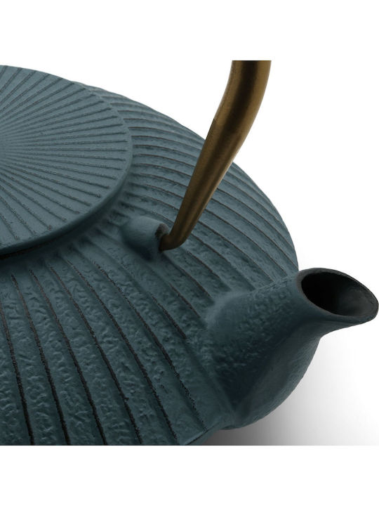 Bredemeijer Cast Iron Green Teapot 1100ml