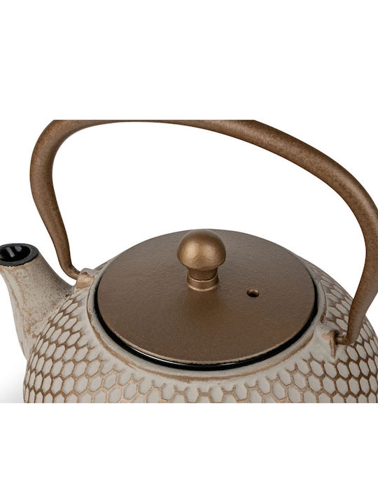 Bredemeijer Teapot Τσαγιέρα με Φίλτρο Μαντεμένια Μπεζ