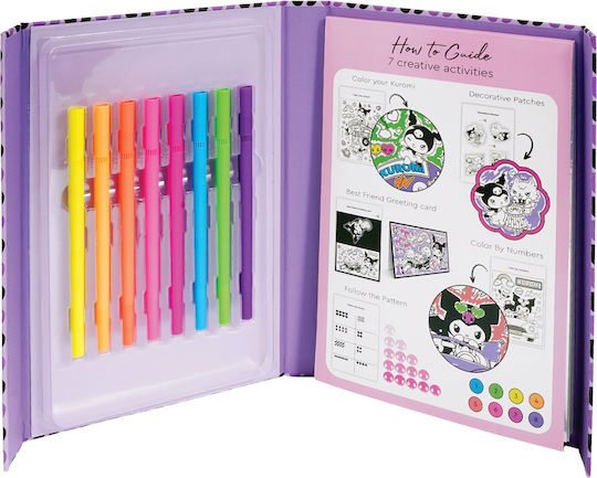 HappiHobbi Weißer Zeichenstift mit Doppelspitze Neon Set 12 Stück