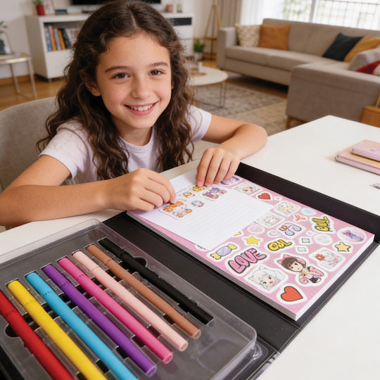 HappiHobbi Weißer Zeichenstift mit Doppelspitze Set 12 Stück