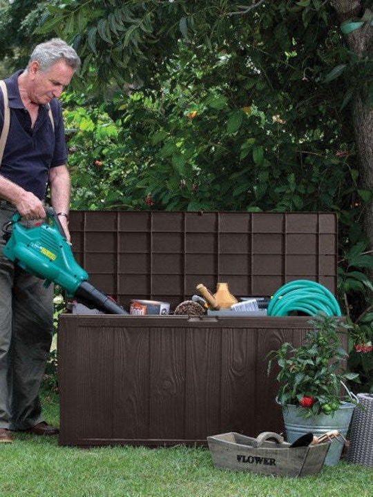 Keter Outdoor Storage Box 270lt Brown L117xW45xH57.5cm