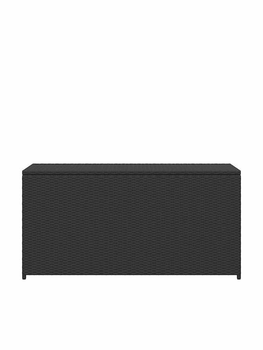 vidaXL Outdoor Storage Box Black L120xW50xH60cm