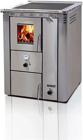 Senko C-30 Metalic Soba pe lemne Cuptor pe lemne 35kW Bej