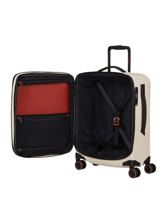 Samsonite Spinner Koffer Kabine Hart Beige Höhe 55cm