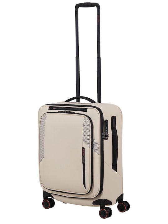 Samsonite Spinner Koffer Kabine Hart Beige Höhe 55cm