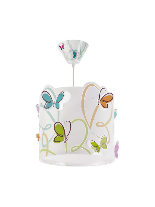Ango Butterfly Einfaches Licht Kinderdeckenleuchte Deckenleuchte 23W mit Fassung E27 Weiß 26x25cm