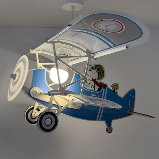Ango Einfaches Licht Kinderzimmer-Deckenleuchte aus Kunststoff 15W mit E27-Fassung 64x47cm