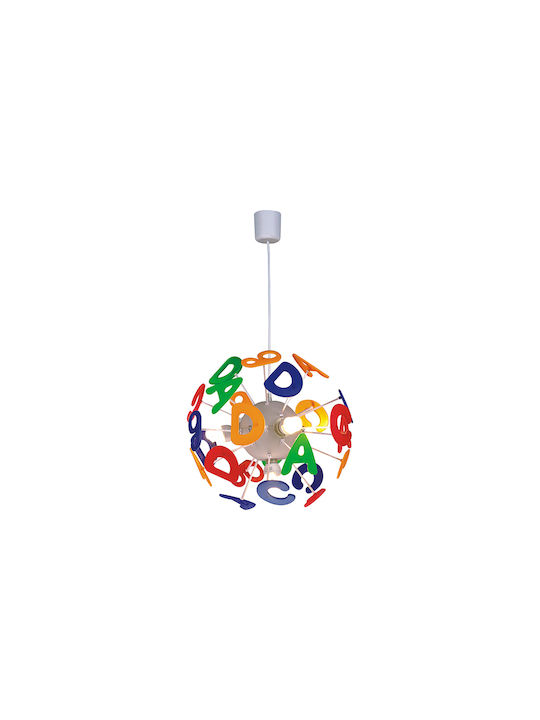 Sun Light Kids Plastic Chandelier Ceiling Light E14 Pink 40W