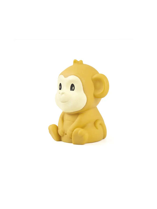 Dhink Lămpă De Veghe Pentru Copii Led Monkey Cu Baterii Galbenă