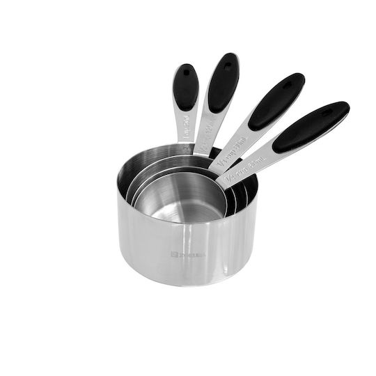 Zokura Inox Messbecher Küche 60ml 4 Stück