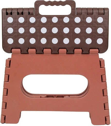 Taburet Din Plastic Pentru Exterior Maro 30x25x22cm E-1326