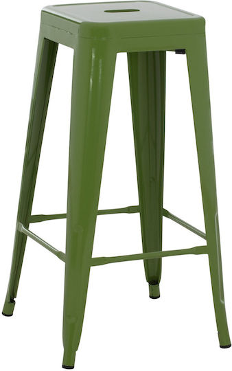 Stool for Bar Outdoor Light Olive Green 43x43x78cm