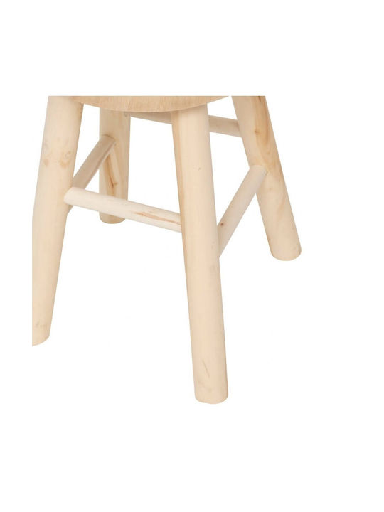 Hölzernes Außenbereich-Hocker Nyar Wood Natur 28x28x41cm