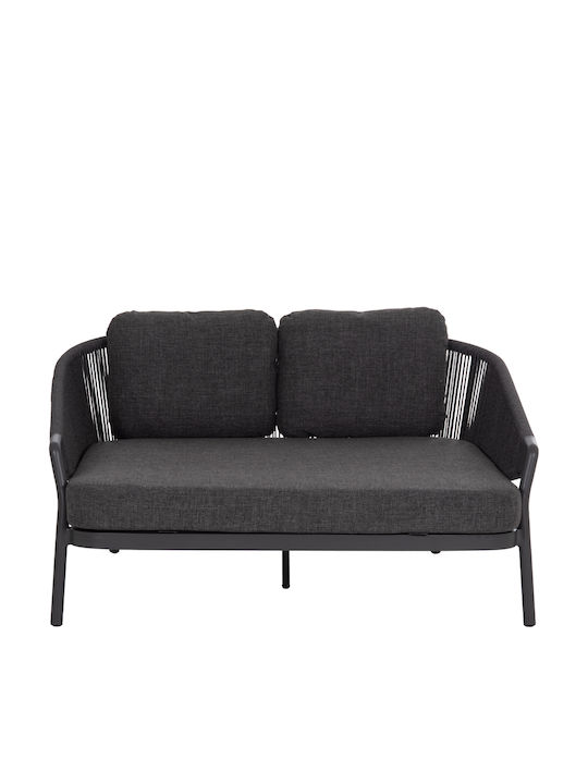 Șezlong Aluminiu Gri 157x149x80 cm