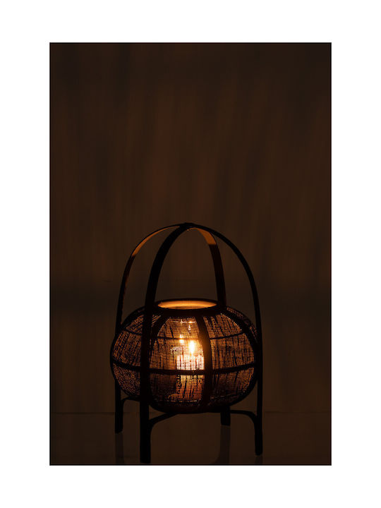 Jolipa Bamboo Lantern Black 30x30x41cm