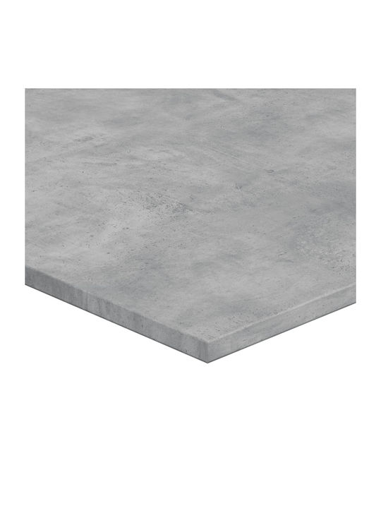 vidaXL Rectangular Bookcase Shelf made of Chipboard in Grey Colour 100x50x1.5cm 805422 4 Pieces
