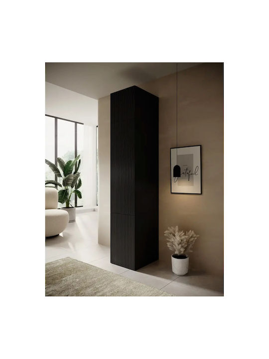 Cama Правоъгълена Тавански шкаф от Плоча Black Matt 45x55.5x45см 1бр