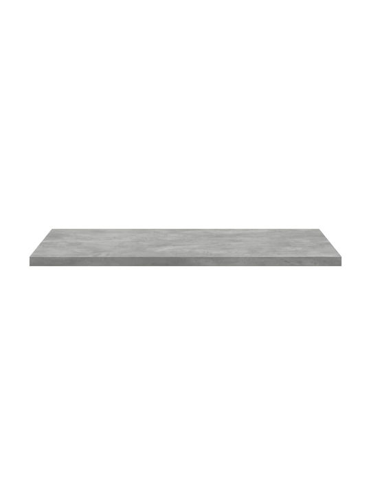 vidaXL Raft Rectangular De Bibliotecă Din Placă Din Lemn Agregat Gri 40x50x1.5cm 805195 8 Bucăți