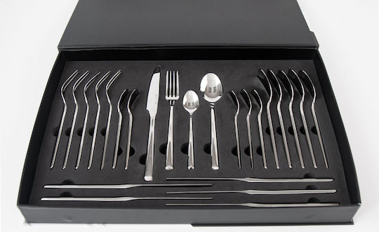 Zokura Cutlery Set Stainless Steel 18/10 Silver 24 Pieces