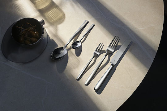 WMF 30-Piece Stainless Steel 18/10 Silver Cutlery Set Palma